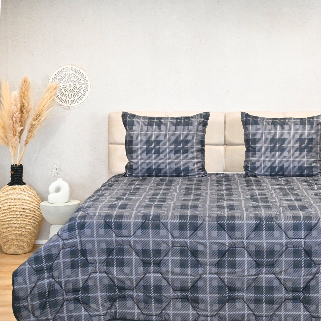 HappyBed Grey tartan - Für das ganze Jahr geeignet