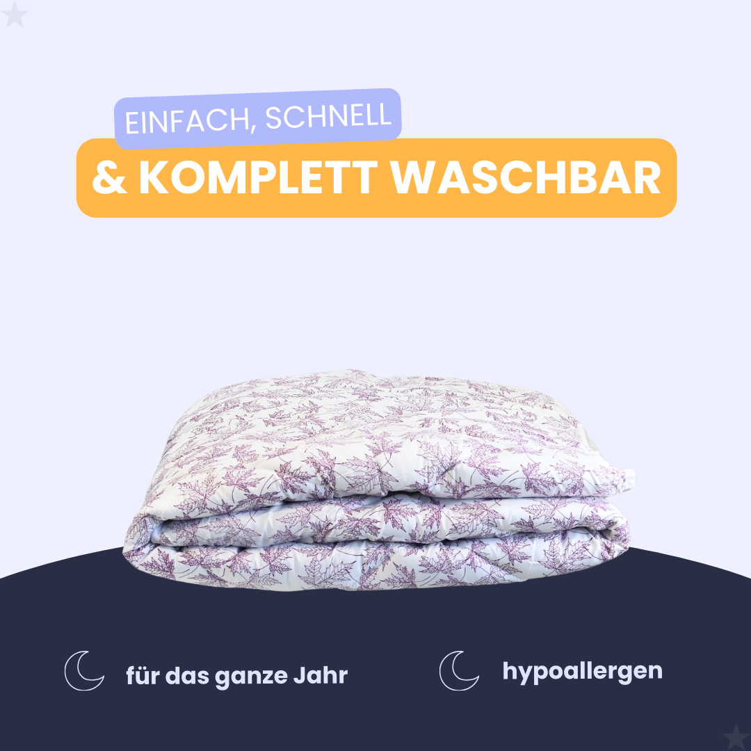 HappyBed veilchenblätter - Für das ganze Jahr geeignet