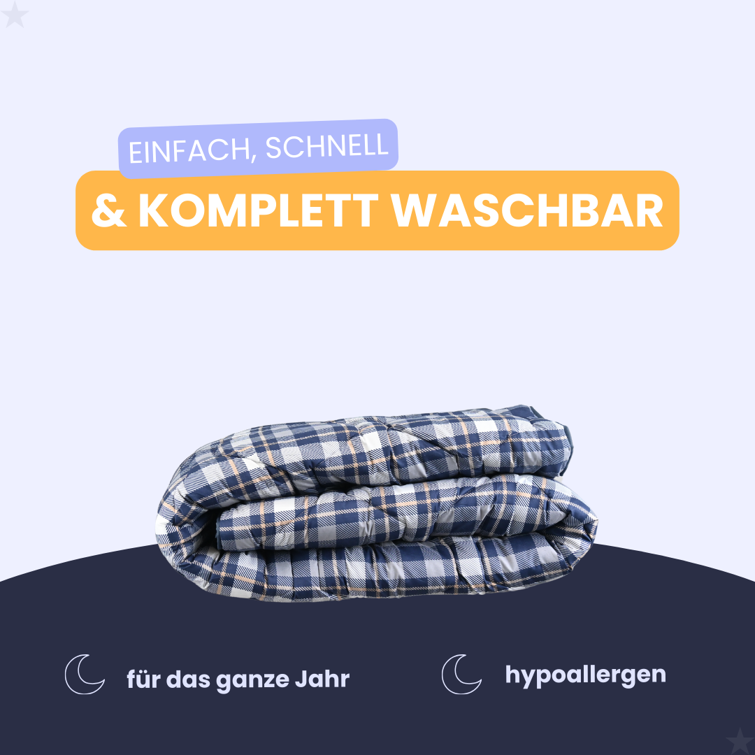 HappyBed Tartan - Für das ganze Jahr geeignet