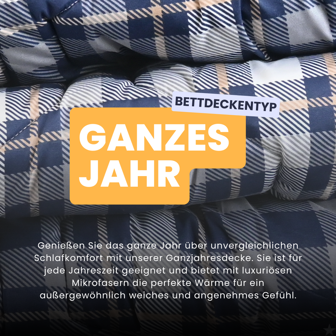 HappyBed Tartan - Für das ganze Jahr geeignet