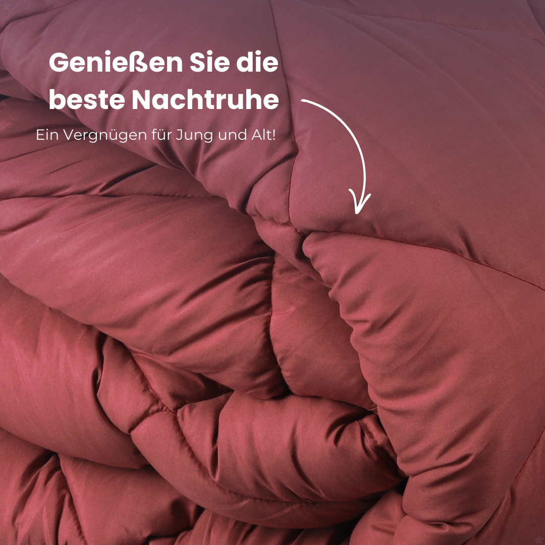 HappyBed | Desert rose - Bettdecke ohne Bezug / Bedruckte Bettdecke - Waschbare Bettdecke ohne Bezug