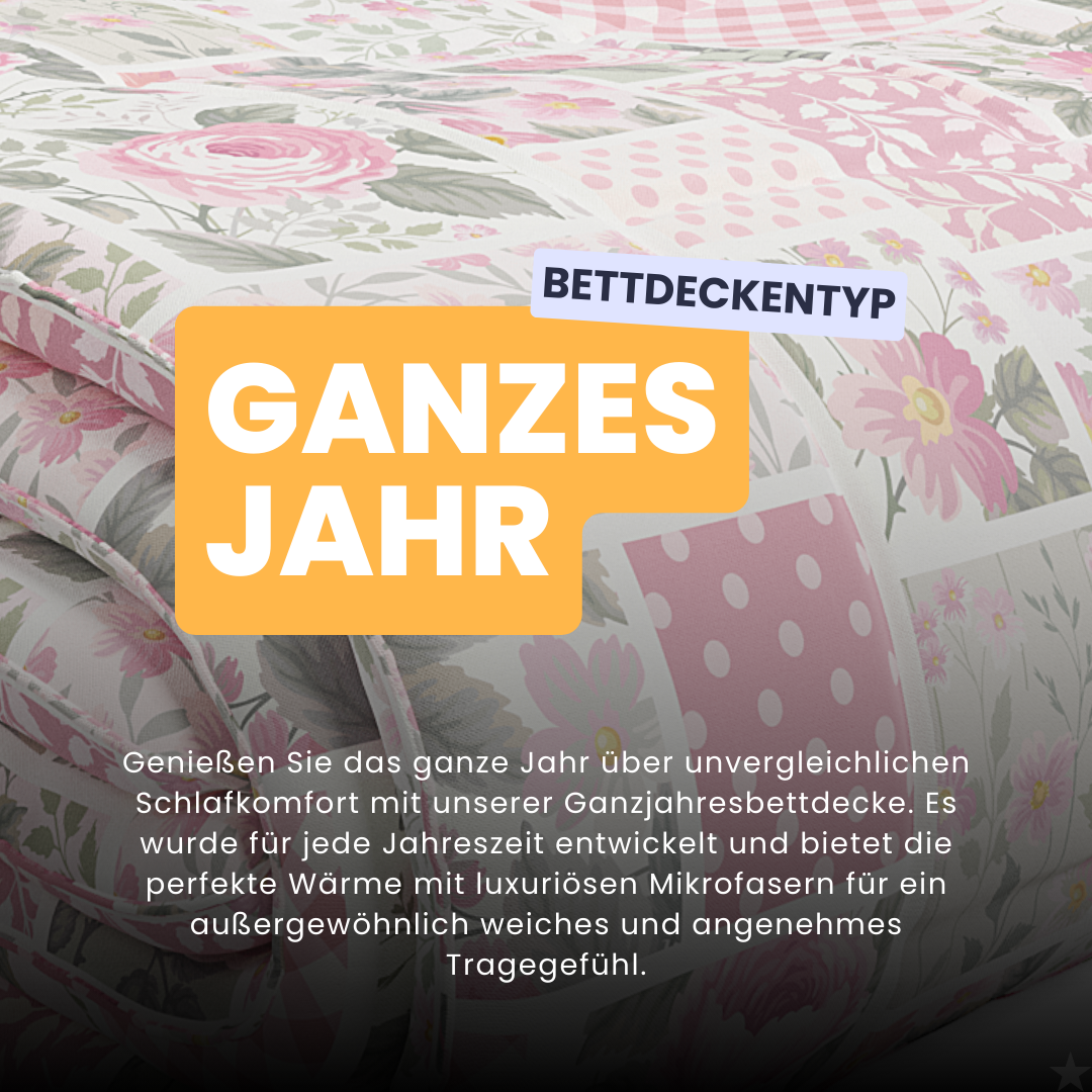 Happybed Pinkpatch - Für das ganze Jahr geeignet